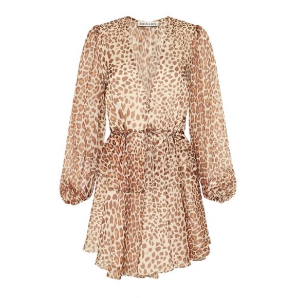 Shona Joy Ghetty Balloon Sleeve Mini Dress - Picture 4 of 8